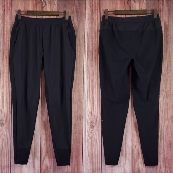 Lululemon Mens Size Medium Surge Hybrid Pants Black Athleisure 29" Inseam M5928S - Picture 1 of 14